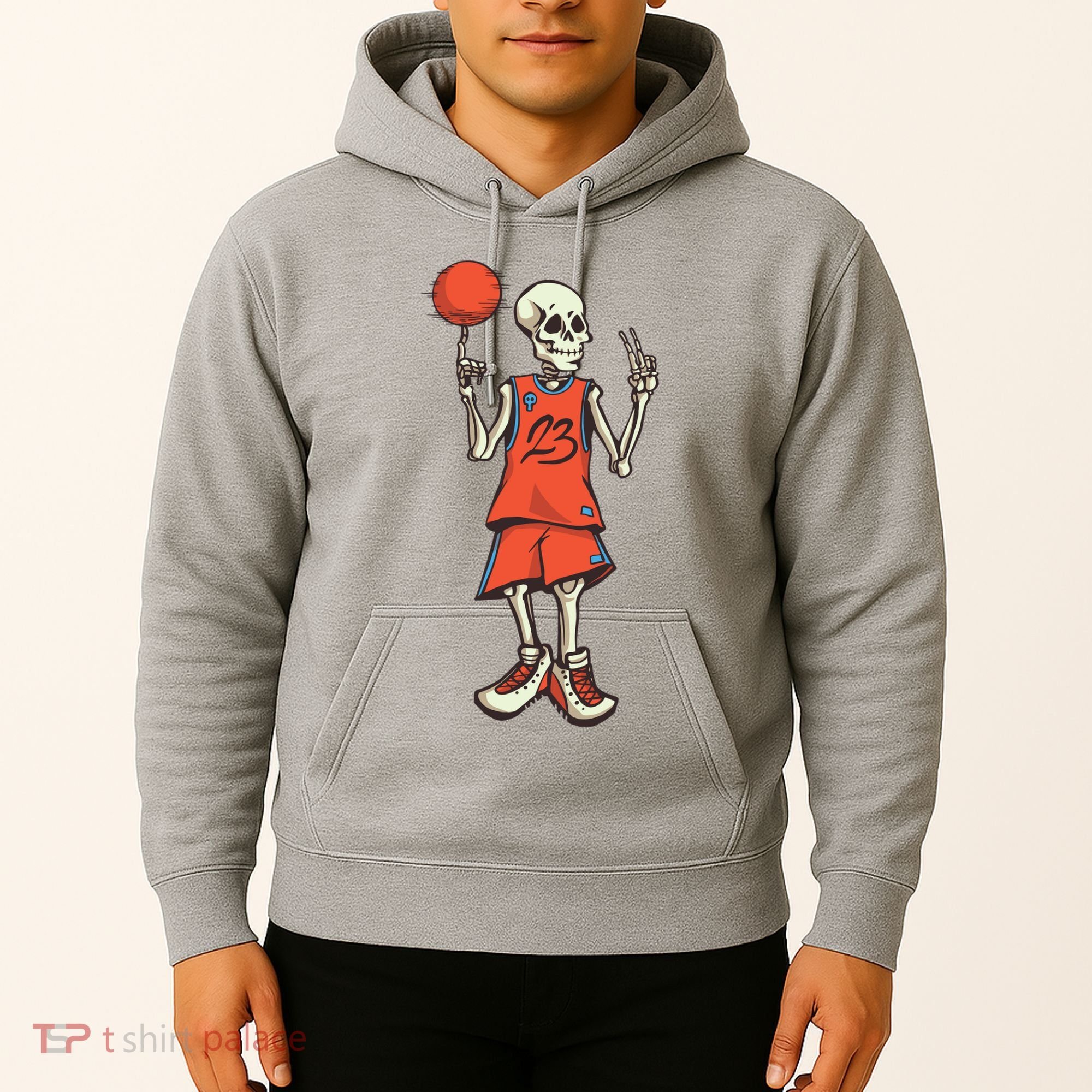 Skeleton Basketball Hoodie