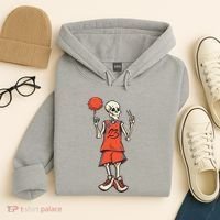 Skeleton Basketball Hoodie thumb 4