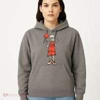 Skeleton Basketball Hoodie thumb 5