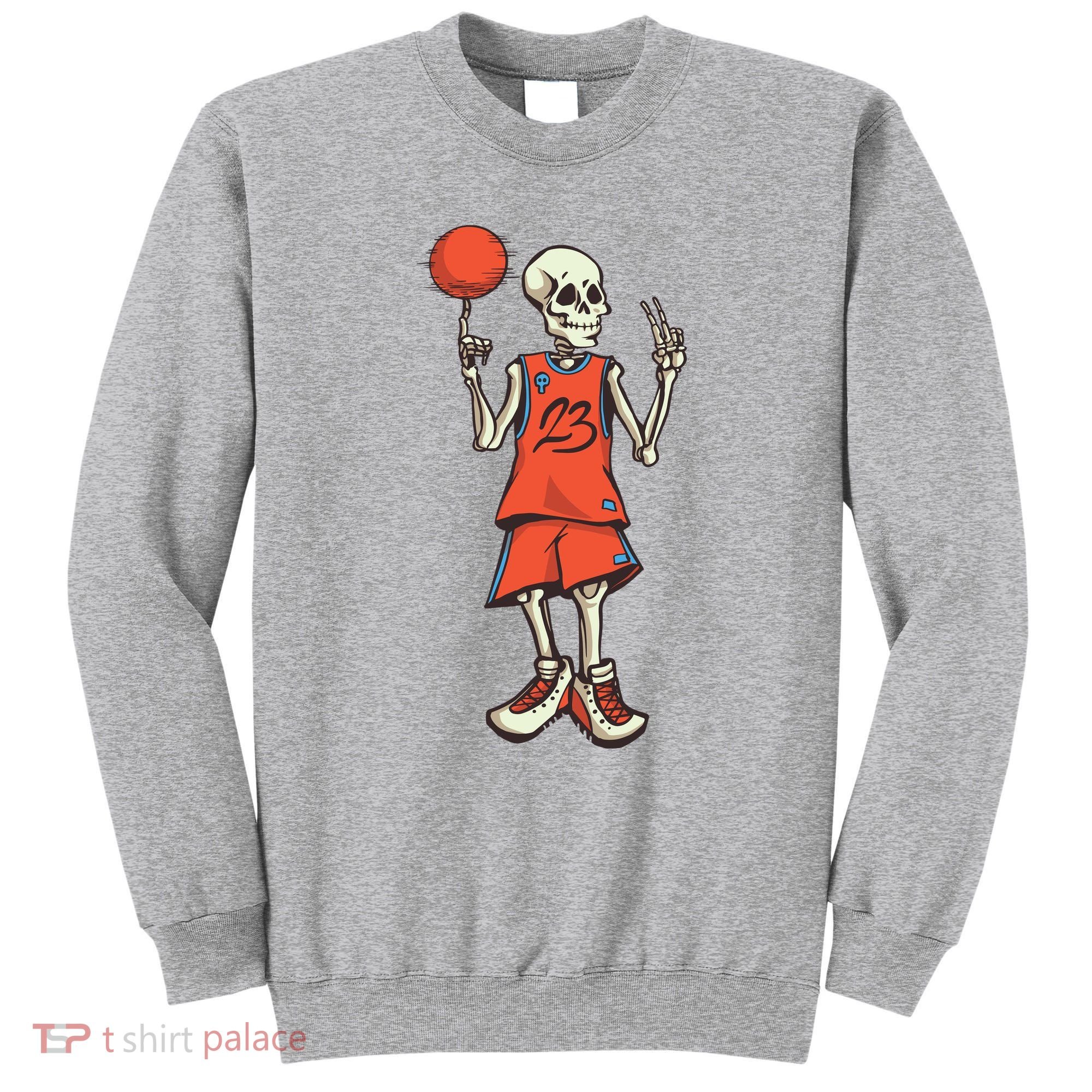 Skeleton Basketball Sweatshirt