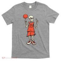 Skeleton Basketball T-Shirt thumb 0