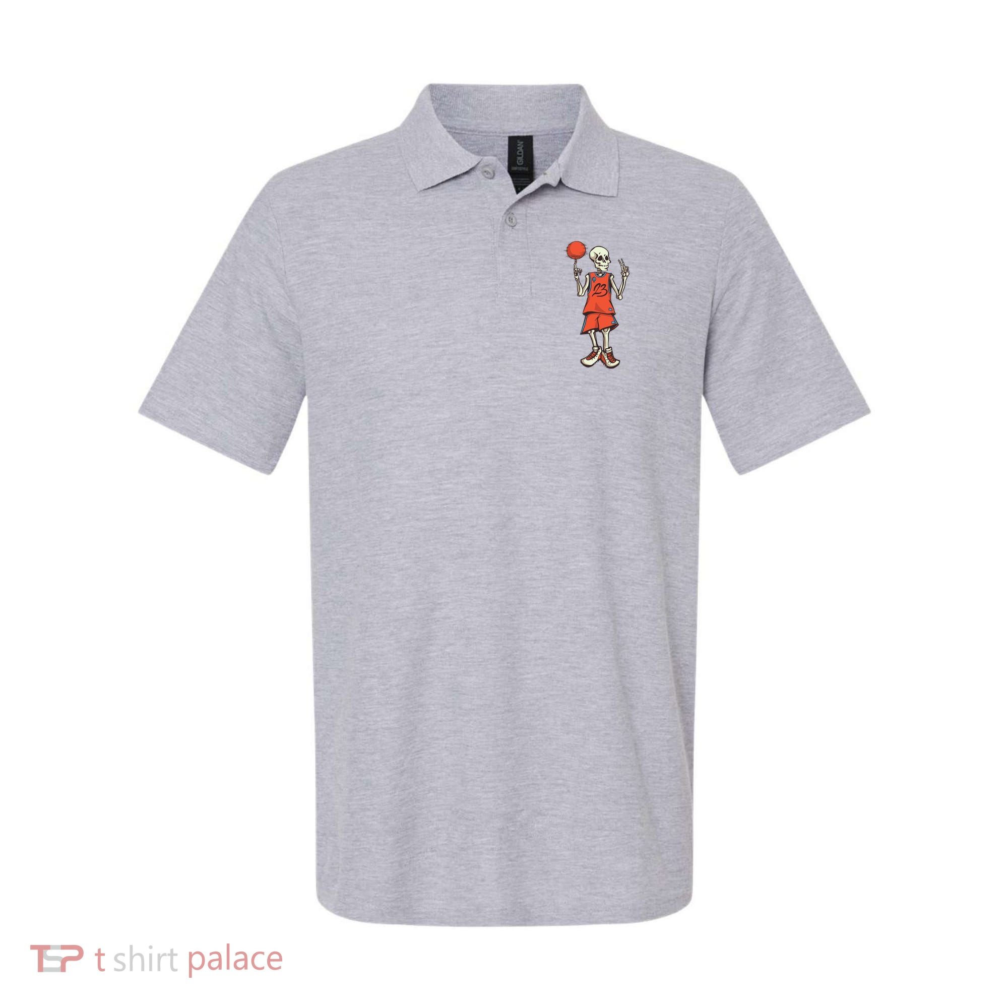 Skeleton Basketball Polo