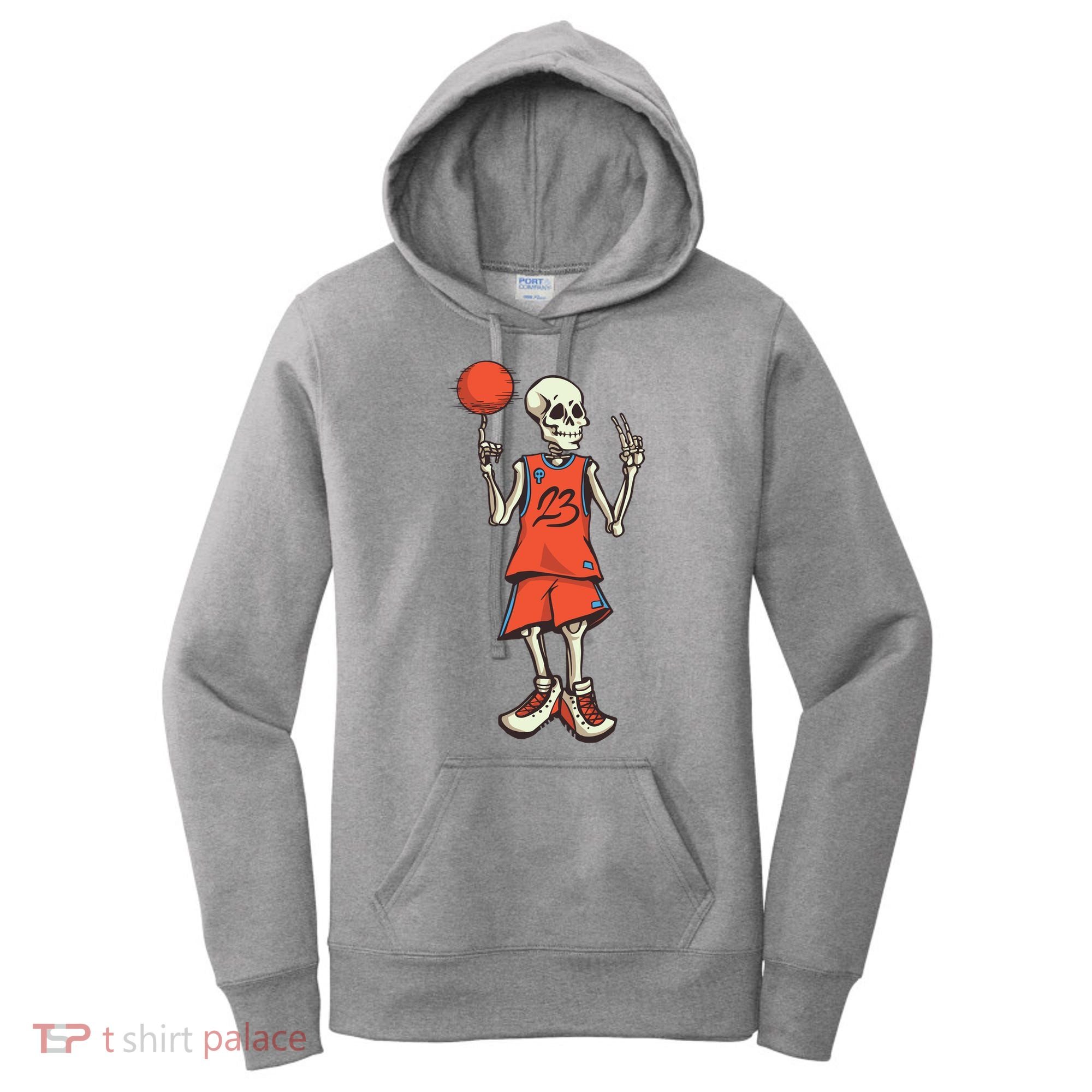 Skeleton Basketball Women's Hoodie