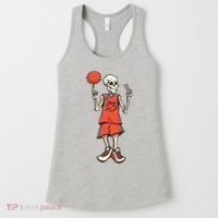 Skeleton Basketball Women's Tank Top thumb 0