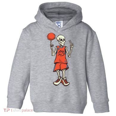 Skeleton Basketball Toddler Hoodie