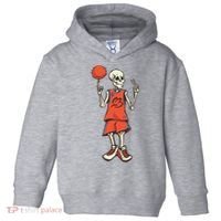 Skeleton Basketball Toddler Hoodie thumb 0