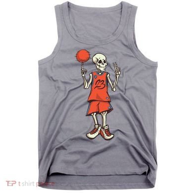 Skeleton Basketball Tank Top