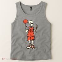 Skeleton Basketball Tank Top thumb 2