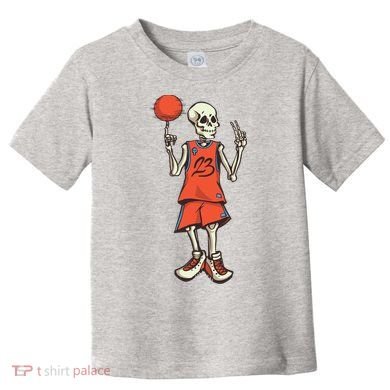 Skeleton Basketball Toddler T-Shirt