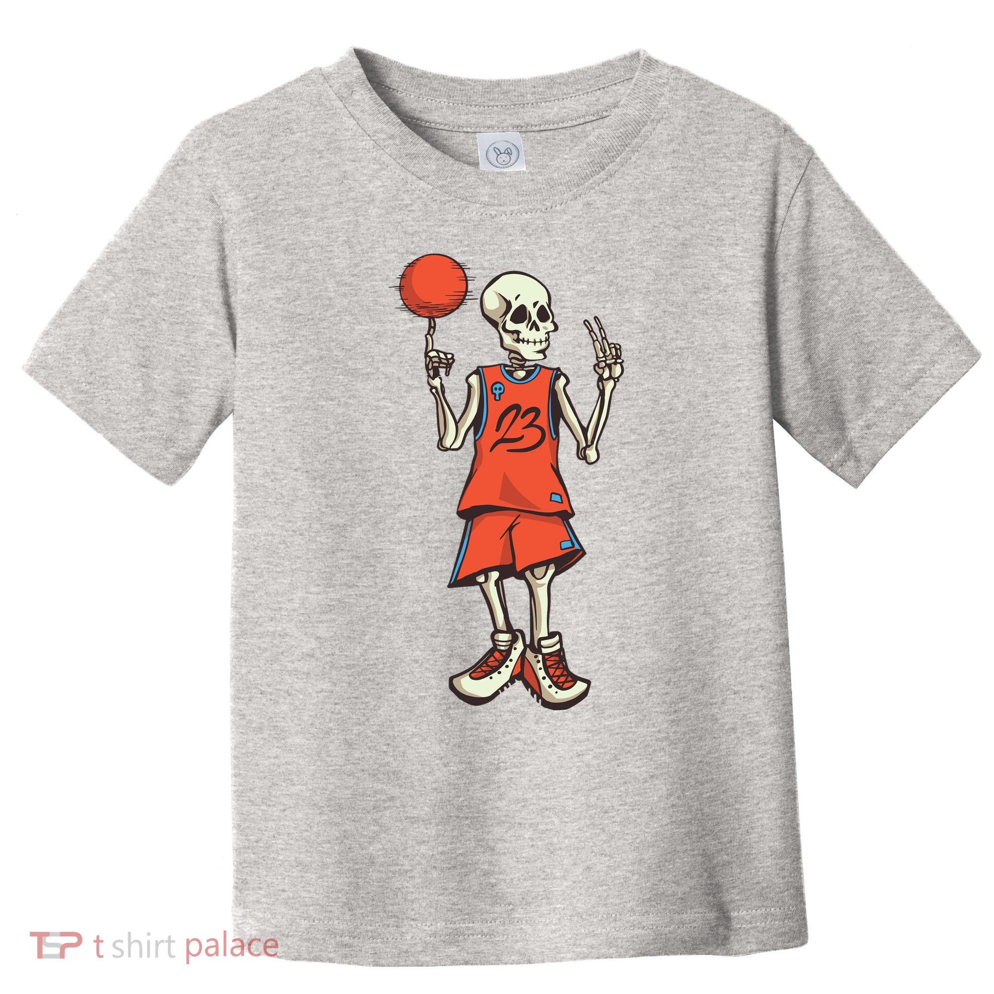 Skeleton Basketball Toddler T-Shirt