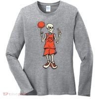 Skeleton Basketball Women's Long Sleeve Shirt thumb 0