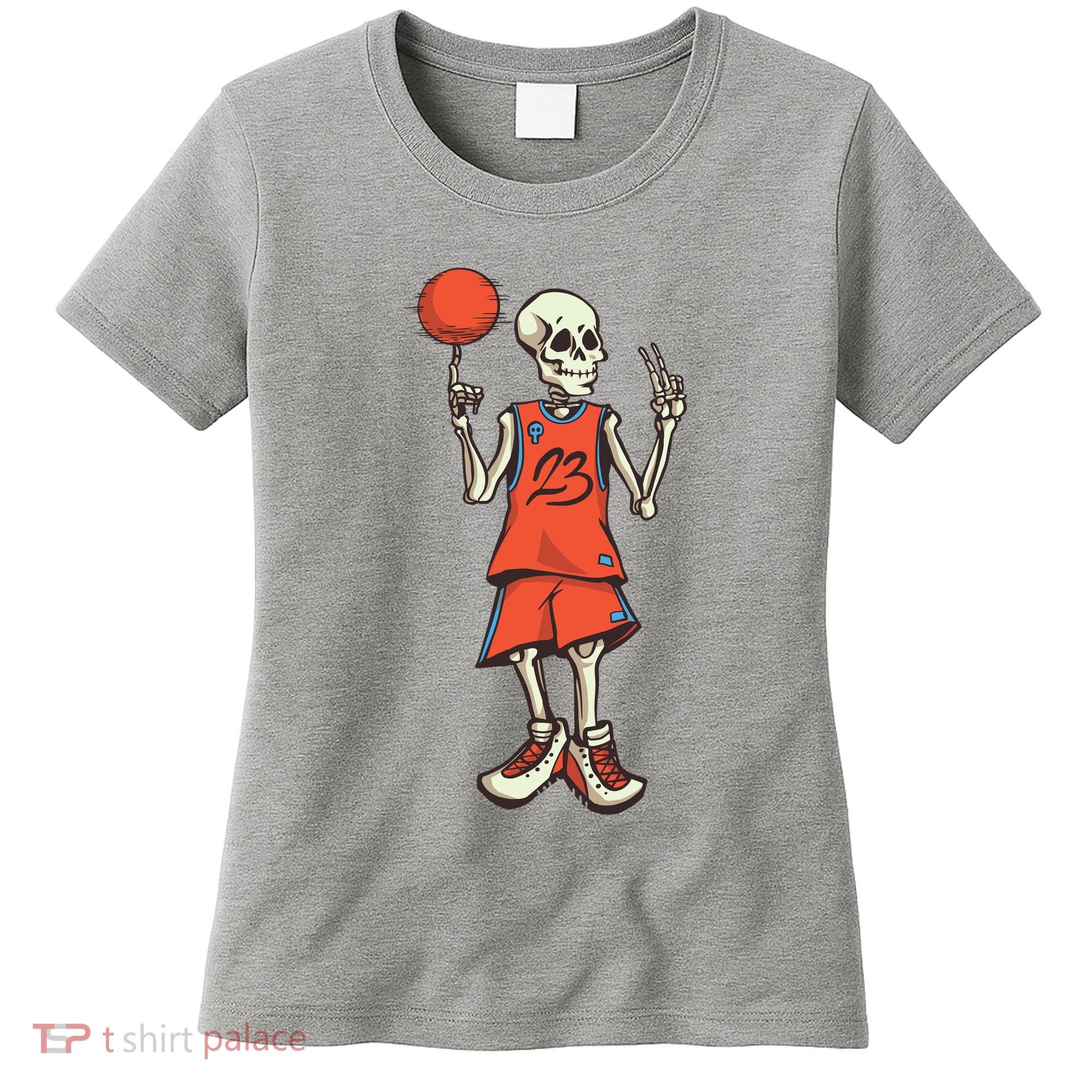 Skeleton Basketball Women's T-Shirt