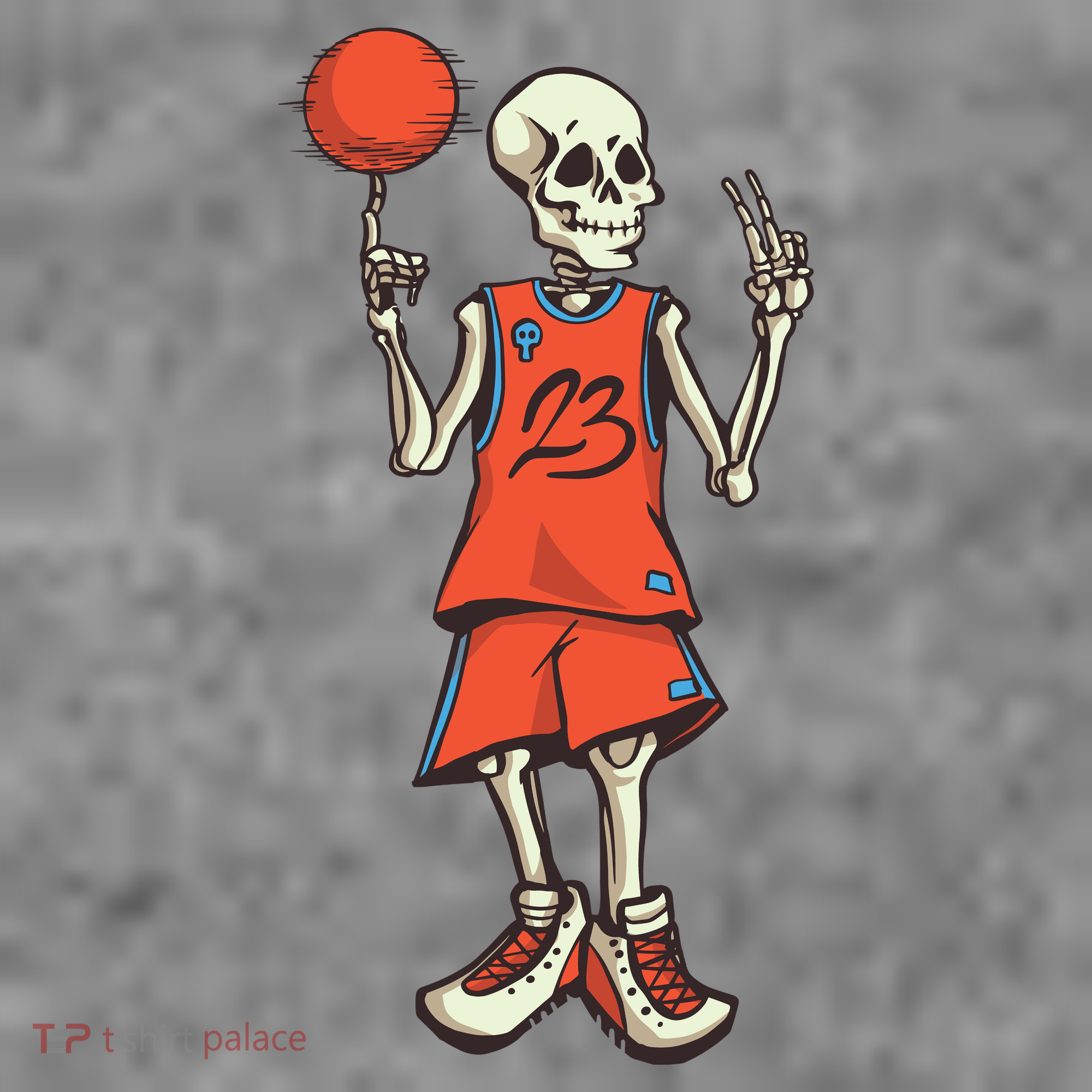 Skeleton Basketball Women's T-Shirt