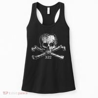 Skull & Bones 322 Distressed Skull And Crossbones Women's Tank Top thumb 0