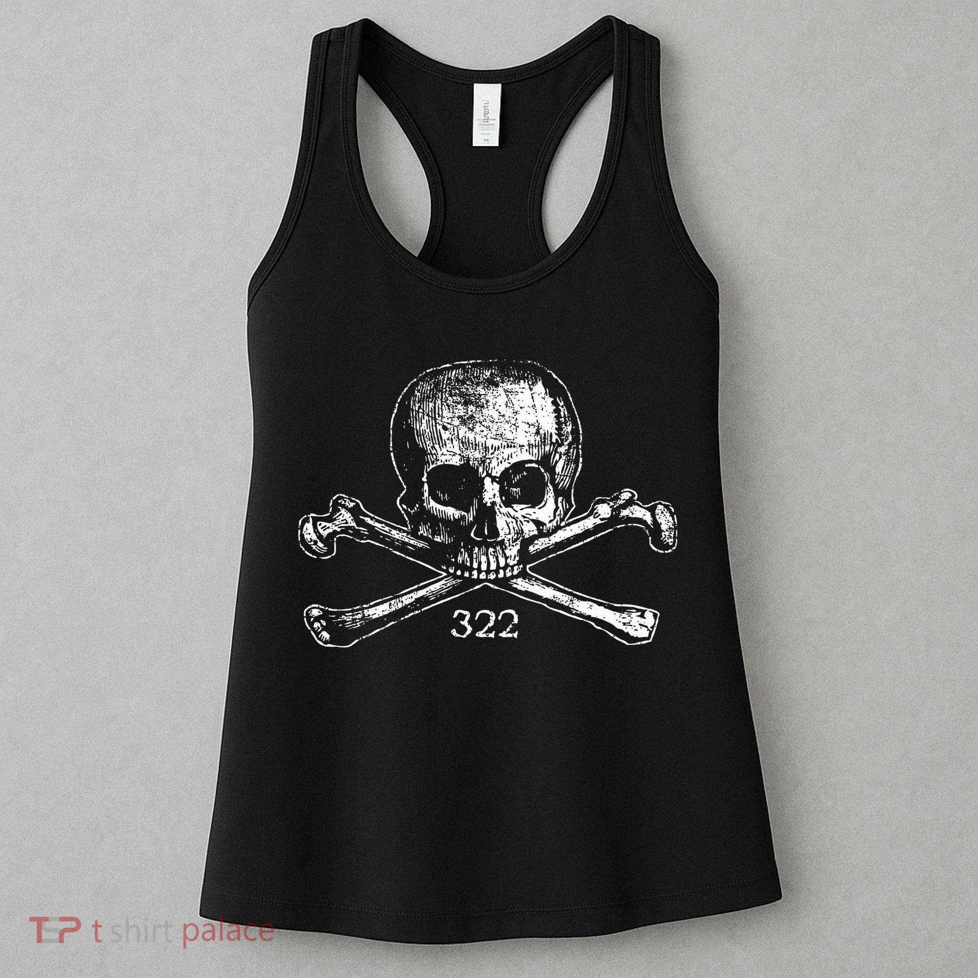 Skull & Bones 322 Distressed Skull And Crossbones Women's Tank Top