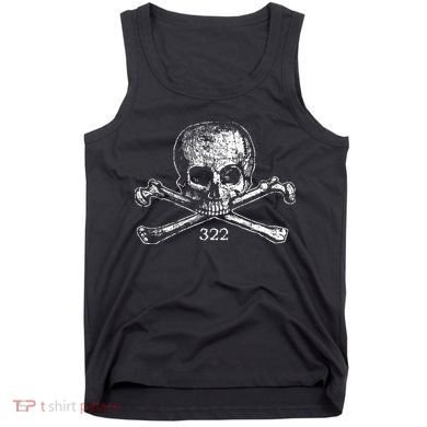 Skull & Bones 322 Distressed Skull And Crossbones Tank Top