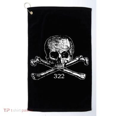 Skull & Bones 322 Distressed Skull And Crossbones Golf Towel