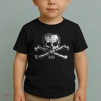 Skull & Bones 322 Distressed Skull And Crossbones Toddler T-Shirt thumb 2