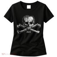Skull & Bones 322 Distressed Skull And Crossbones Women's T-Shirt thumb 0
