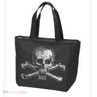 Skull & Bones 322 Distressed Skull And Crossbones Tote Bag thumb 3
