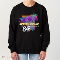 Spring Break 84 Miami Beach 80s Party Wear Women's Sweatshirt thumb 0