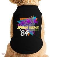Spring Break 84 Miami Beach 80s Party Wear Doggie Tank thumb 0