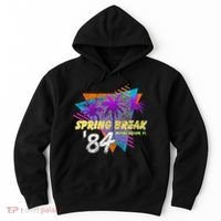 Spring Break 84 Miami Beach 80s Party Wear Hoodie thumb 0