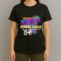 Spring Break 84 Miami Beach 80s Party Wear T-Shirt thumb 4
