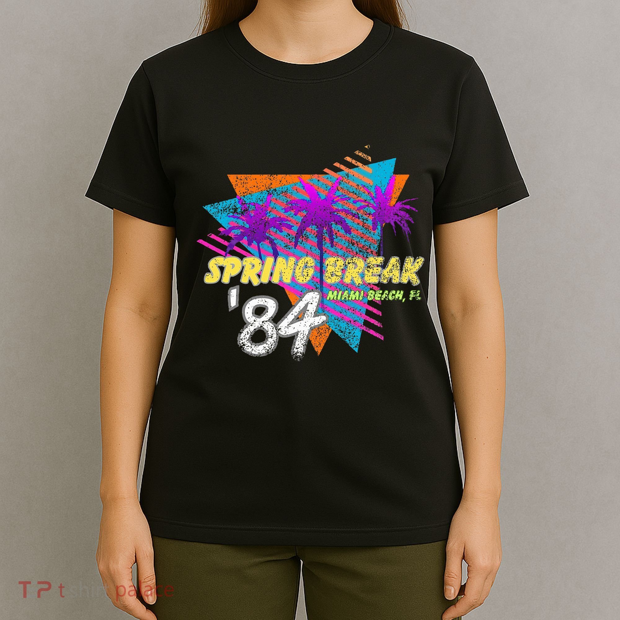 Spring Break 84 Miami Beach 80s Party Wear T-Shirt