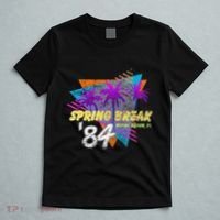 Spring Break 84 Miami Beach 80s Party Wear T-Shirt thumb 5