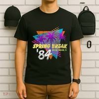 Spring Break 84 Miami Beach 80s Party Wear T-Shirt thumb 6