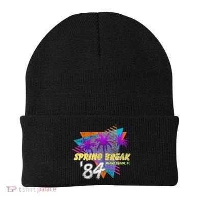 Spring Break 84 Miami Beach 80s Party Wear Beanie