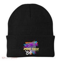 Spring Break 84 Miami Beach 80s Party Wear Beanie thumb 0