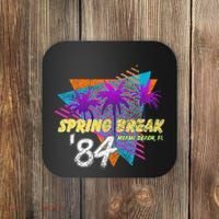 Spring Break 84 Miami Beach 80s Party Wear Coaster thumb 0