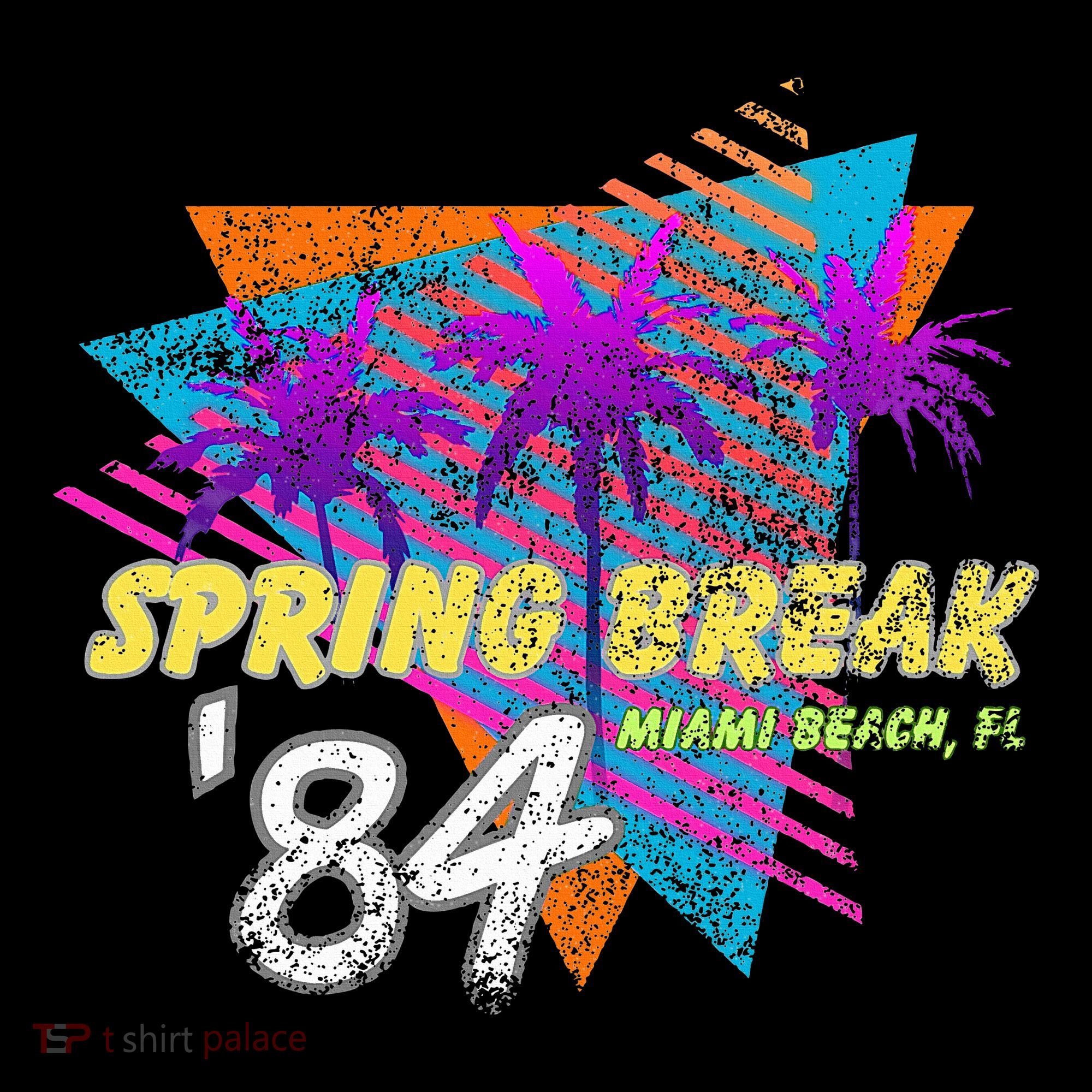 Spring Break 84 Miami Beach 80s Party Wear Women's Hoodie