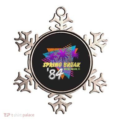 Spring Break 84 Miami Beach 80s Party Wear Ornament