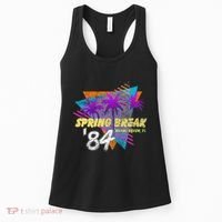 Spring Break 84 Miami Beach 80s Party Wear Women's Tank Top thumb 0