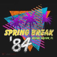 Spring Break 84 Miami Beach 80s Party Wear Women's Tank Top thumb 5