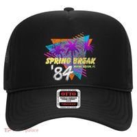 Spring Break 84 Miami Beach 80s Party Wear Hat thumb 0