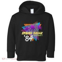Spring Break 84 Miami Beach 80s Party Wear Toddler Hoodie thumb 0