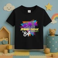 Spring Break 84 Miami Beach 80s Party Wear Toddler T-Shirt thumb 3