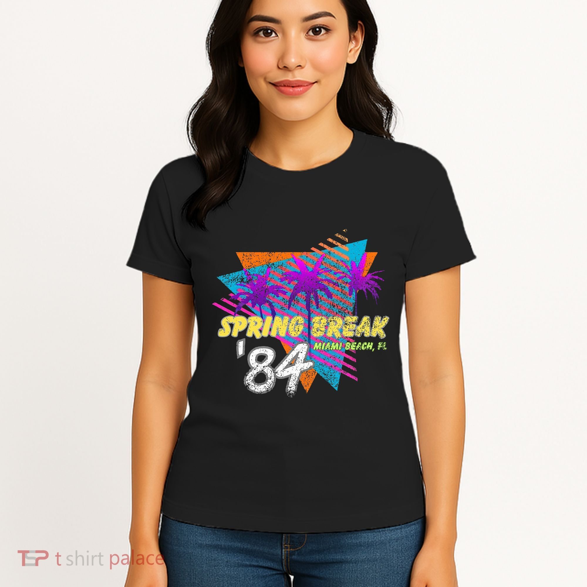 Spring Break 84 Miami Beach 80s Party Wear Women's T-Shirt
