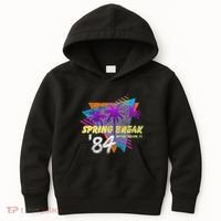 Spring Break 84 Miami Beach 80s Party Wear Kids Hoodie thumb 0