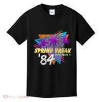 Spring Break 84 Miami Beach 80s Party Wear Kids T-Shirt thumb 0