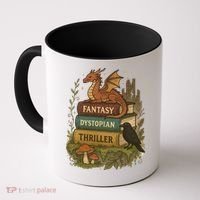Subtle Book Anti-Trump Book Fantasy Dystopian Thriller Coffee Mug thumb 0