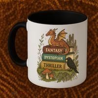 Subtle Book Anti-Trump Book Fantasy Dystopian Thriller Coffee Mug thumb 2