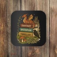 Subtle Book Anti-Trump Book Fantasy Dystopian Thriller Coaster thumb 0