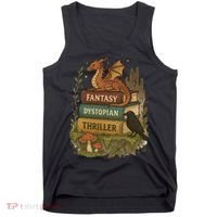 Subtle Book Anti-Trump Book Fantasy Dystopian Thriller Tank Top thumb 0