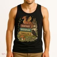 Subtle Book Anti-Trump Book Fantasy Dystopian Thriller Tank Top thumb 3