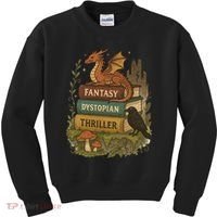 Subtle Book Anti-Trump Book Fantasy Dystopian Thriller Kids Sweatshirt thumb 0